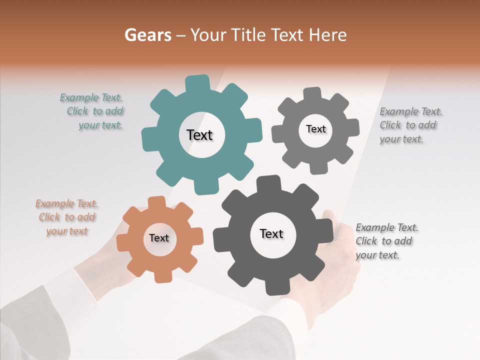 Writing Together Board PowerPoint Template