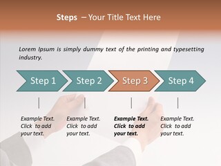 Writing Together Board PowerPoint Template