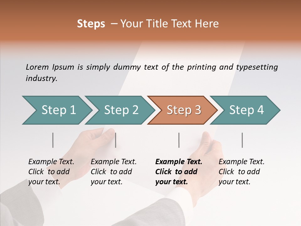 Writing Together Board PowerPoint Template