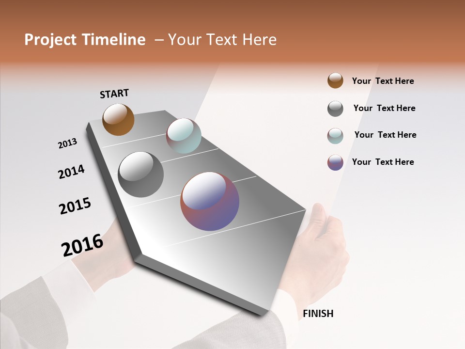 Writing Together Board PowerPoint Template