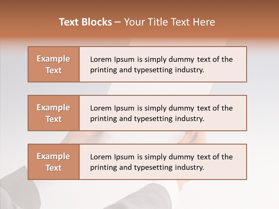 Writing Together Board PowerPoint Template