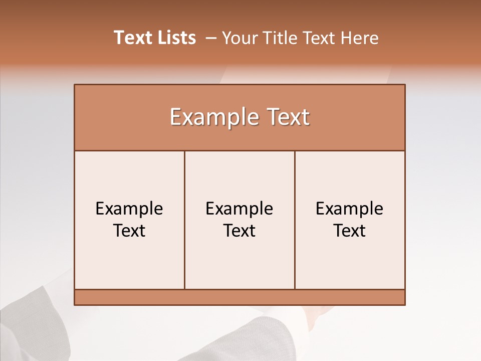 Writing Together Board PowerPoint Template