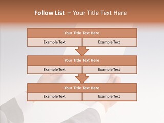 Writing Together Board PowerPoint Template