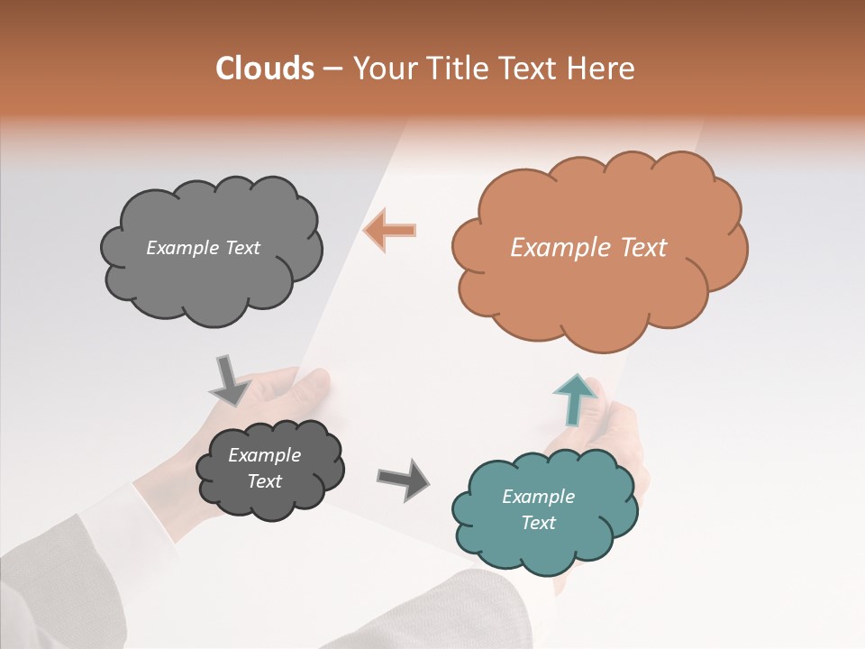 Writing Together Board PowerPoint Template