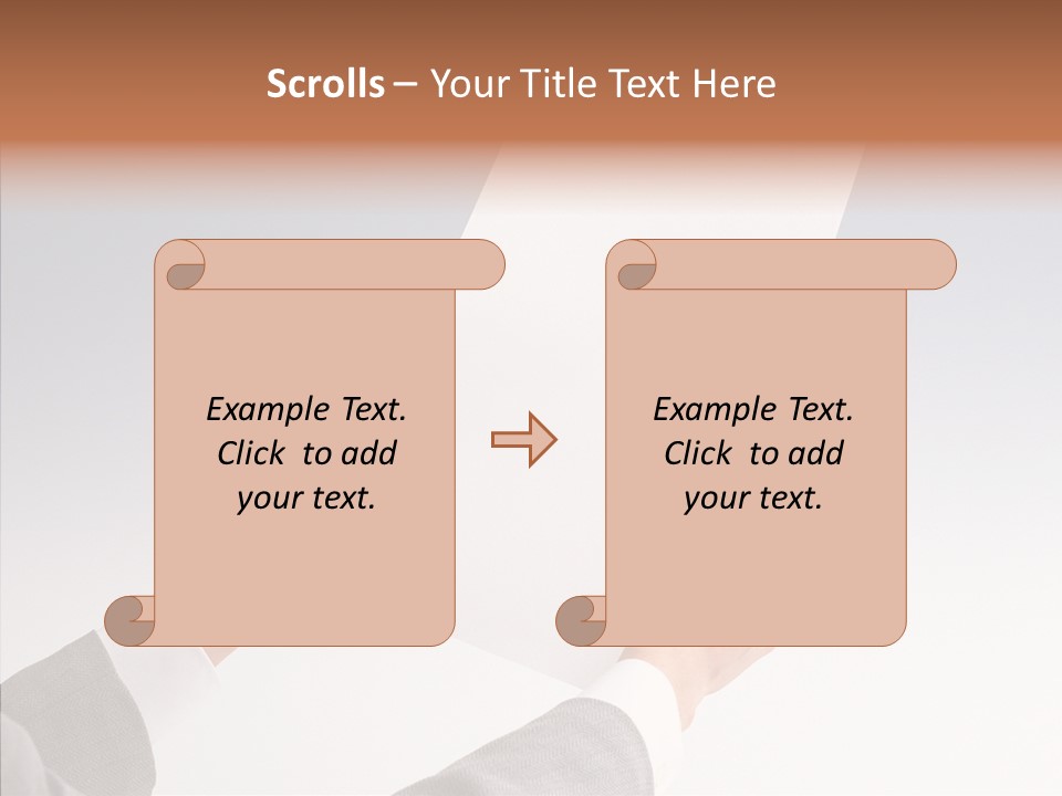 Writing Together Board PowerPoint Template