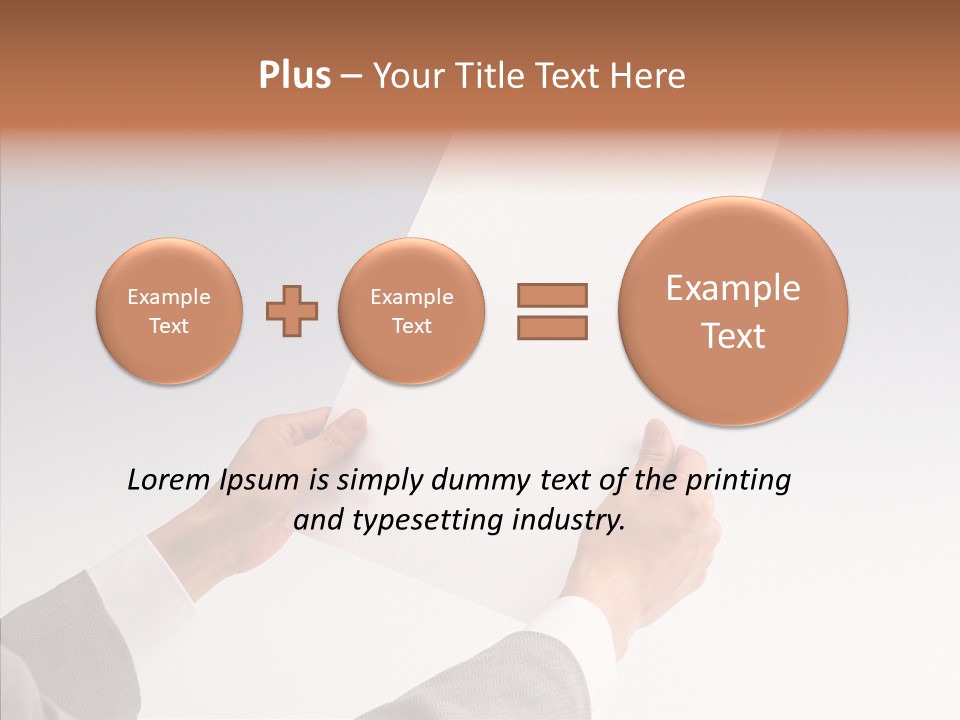 Writing Together Board PowerPoint Template