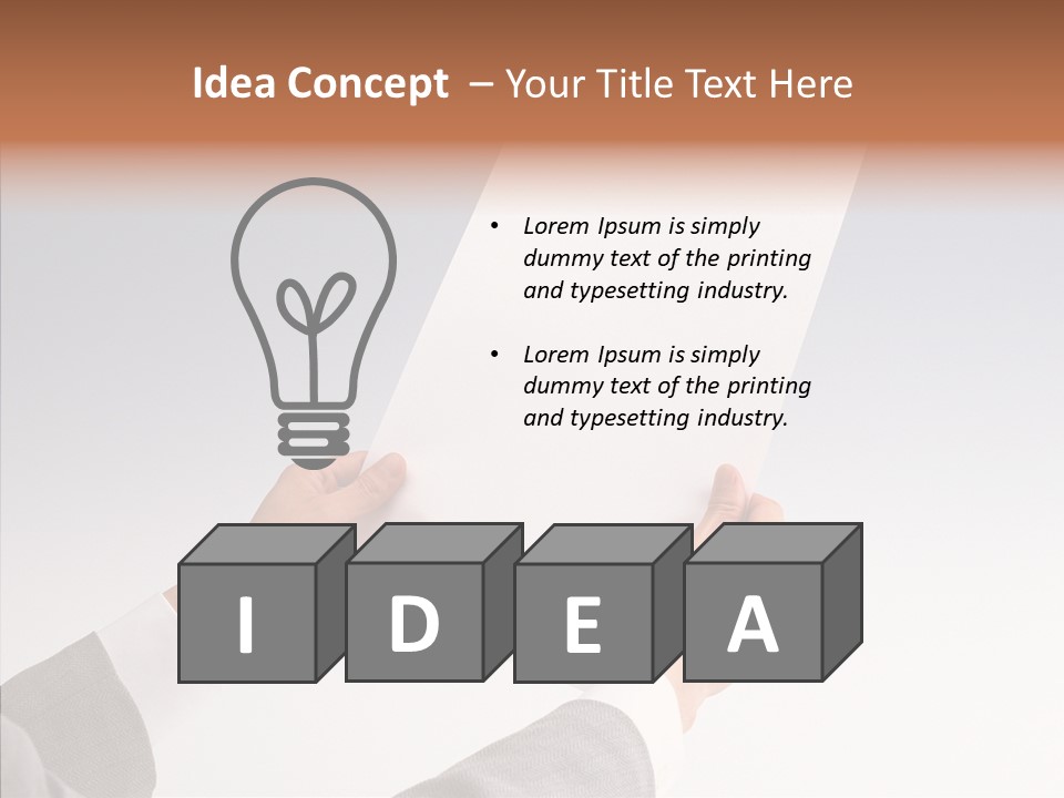 Writing Together Board PowerPoint Template