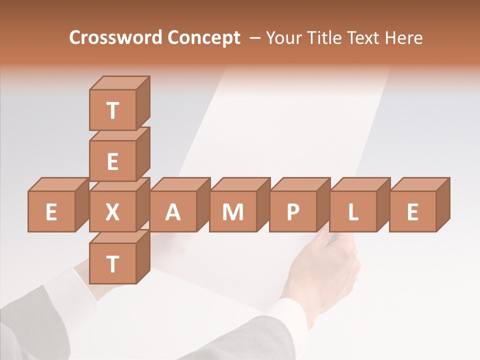 Writing Together Board PowerPoint Template