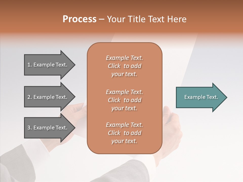 Writing Together Board PowerPoint Template