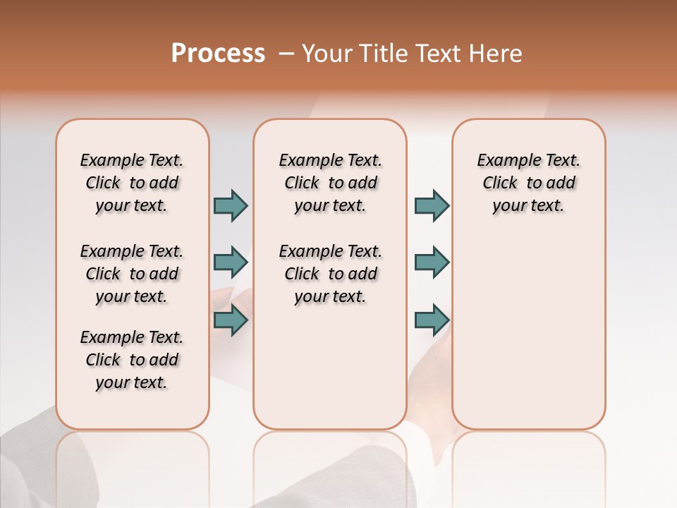 Writing Together Board PowerPoint Template