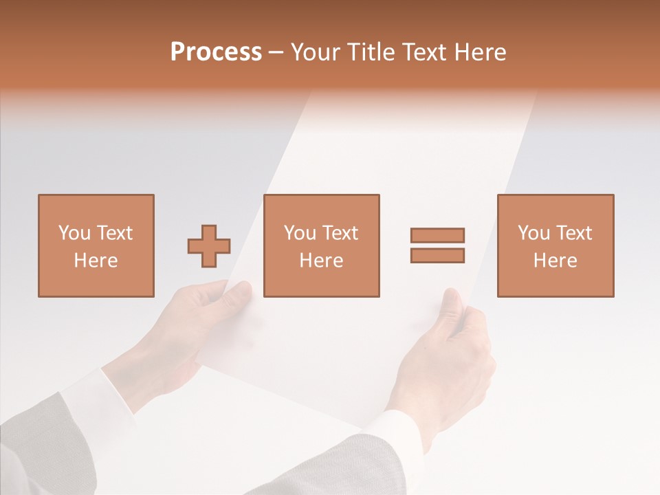 Writing Together Board PowerPoint Template