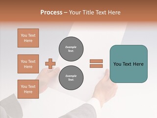 Writing Together Board PowerPoint Template