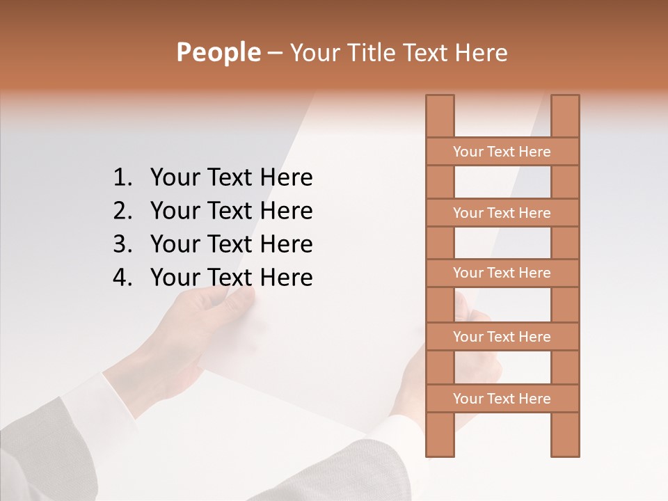 Writing Together Board PowerPoint Template