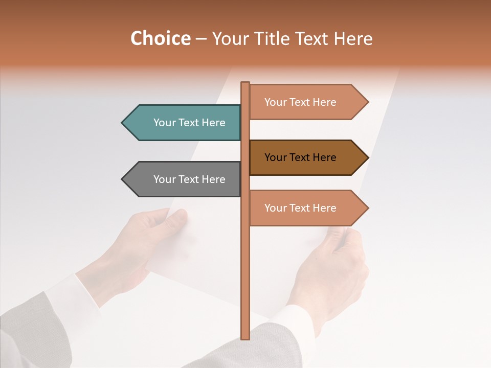 Writing Together Board PowerPoint Template