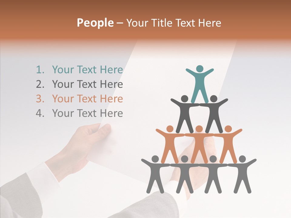 Writing Together Board PowerPoint Template
