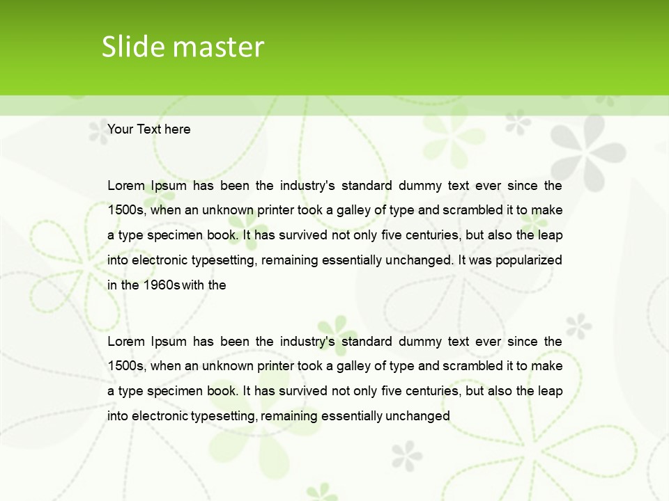 Design Shower Industry PowerPoint Template