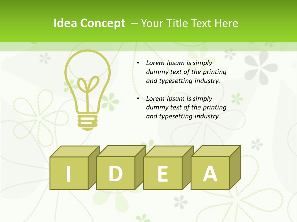 Design Shower Industry PowerPoint Template