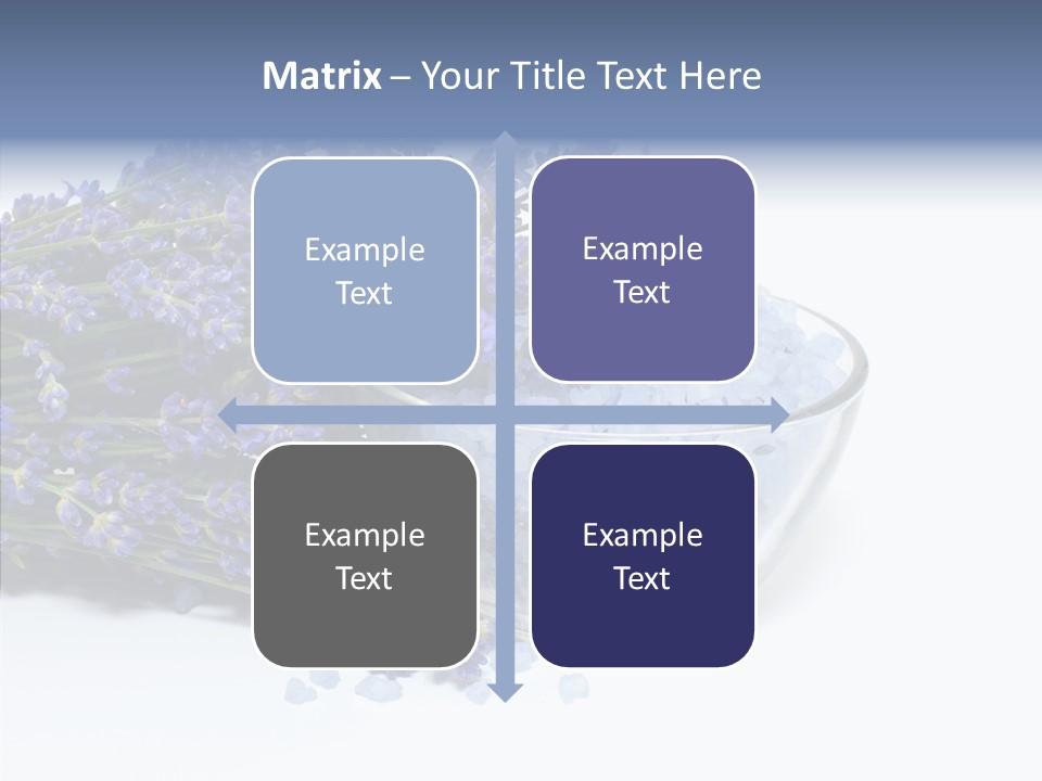 Lavender Organic Treatment PowerPoint Template