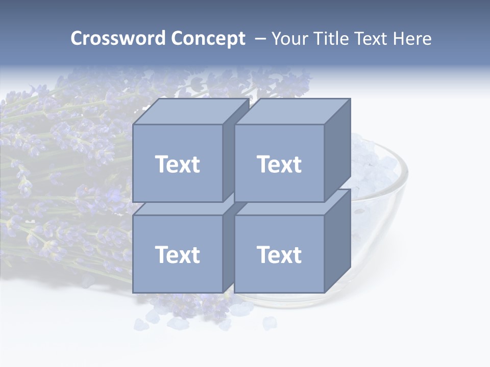 Lavender Organic Treatment PowerPoint Template
