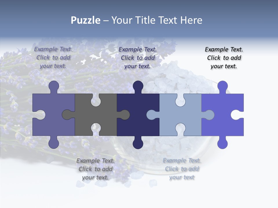 Lavender Organic Treatment PowerPoint Template