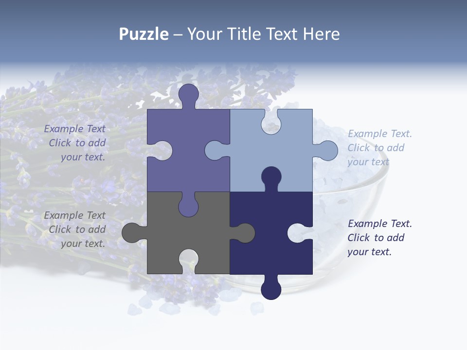 Lavender Organic Treatment PowerPoint Template