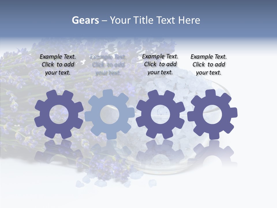 Lavender Organic Treatment PowerPoint Template