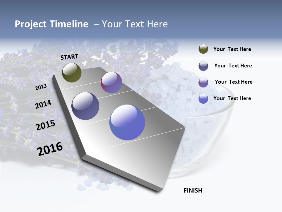 Lavender Organic Treatment PowerPoint Template