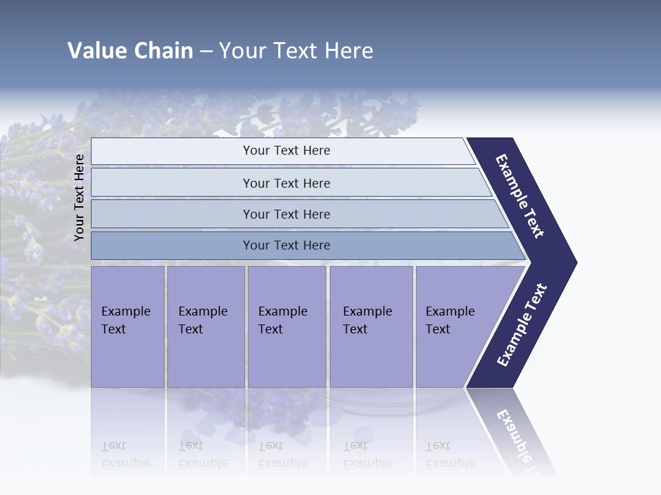 Lavender Organic Treatment PowerPoint Template