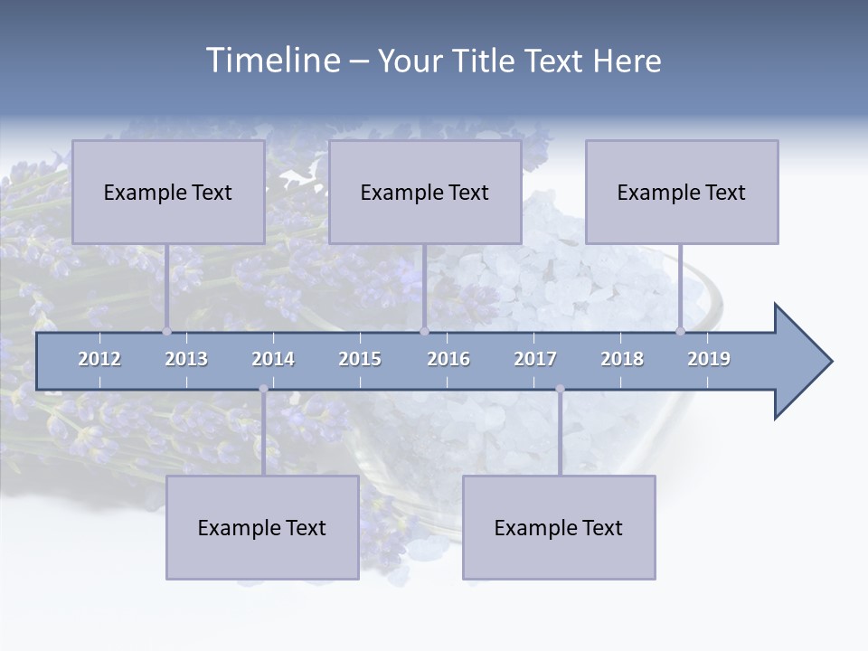 Lavender Organic Treatment PowerPoint Template