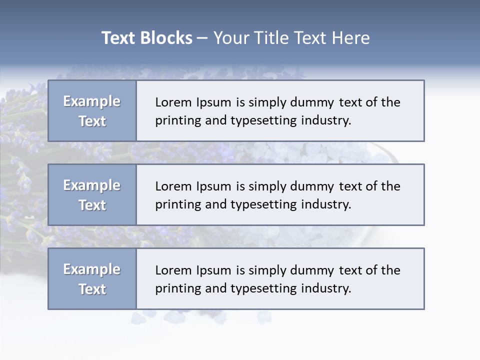 Lavender Organic Treatment PowerPoint Template