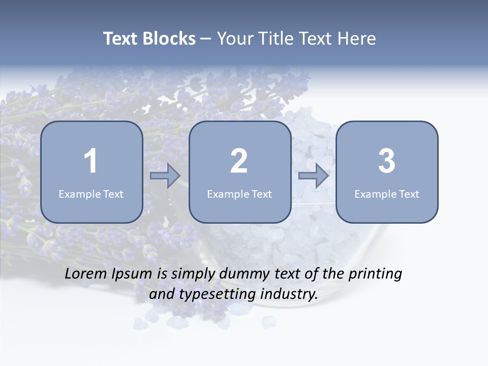 Lavender Organic Treatment PowerPoint Template