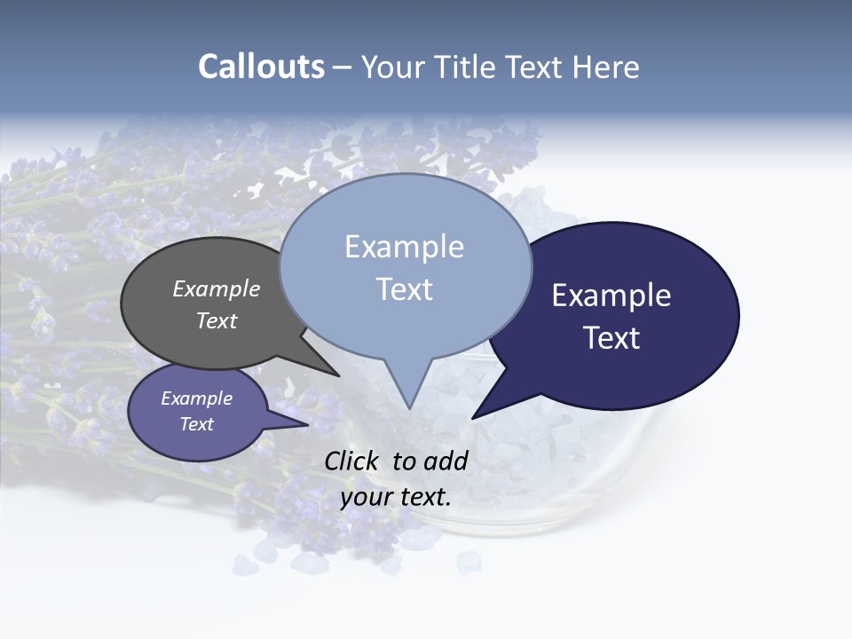 Lavender Organic Treatment PowerPoint Template