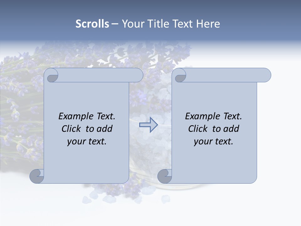 Lavender Organic Treatment PowerPoint Template