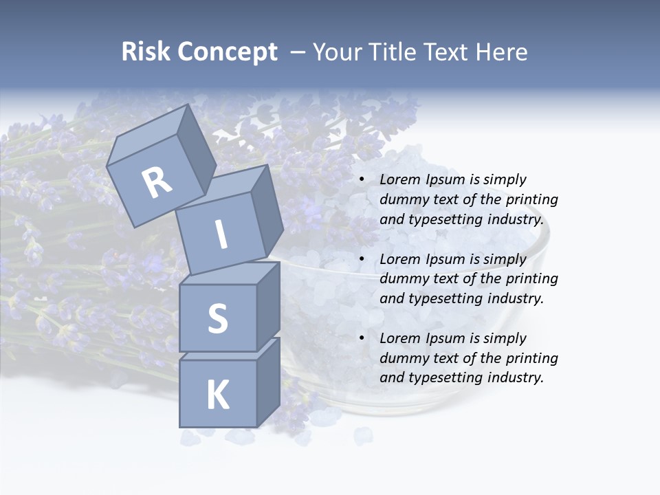 Lavender Organic Treatment PowerPoint Template