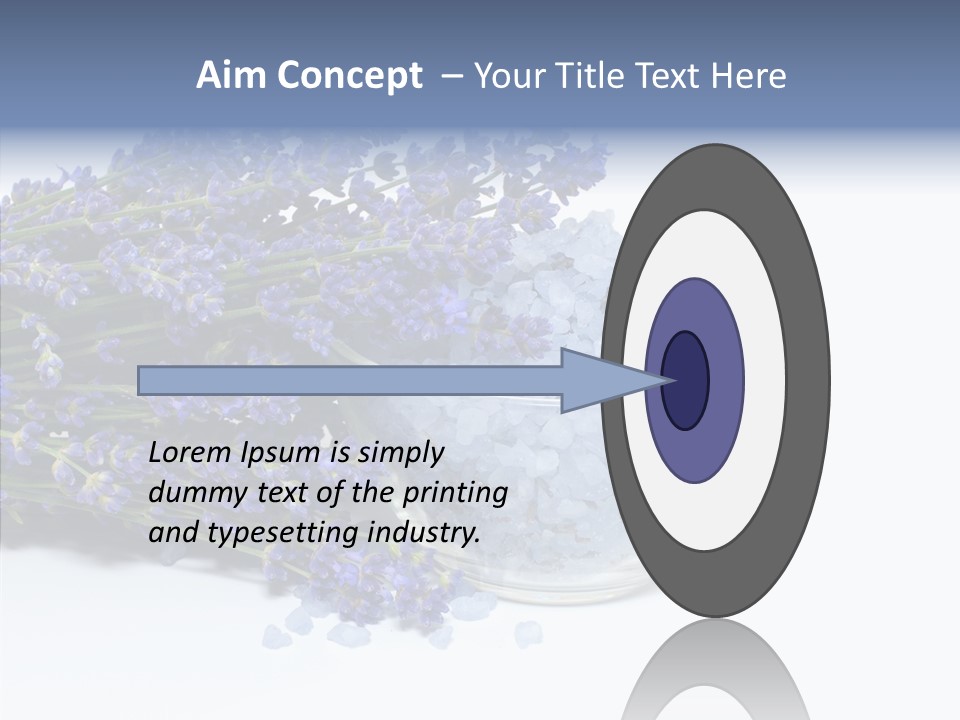 Lavender Organic Treatment PowerPoint Template