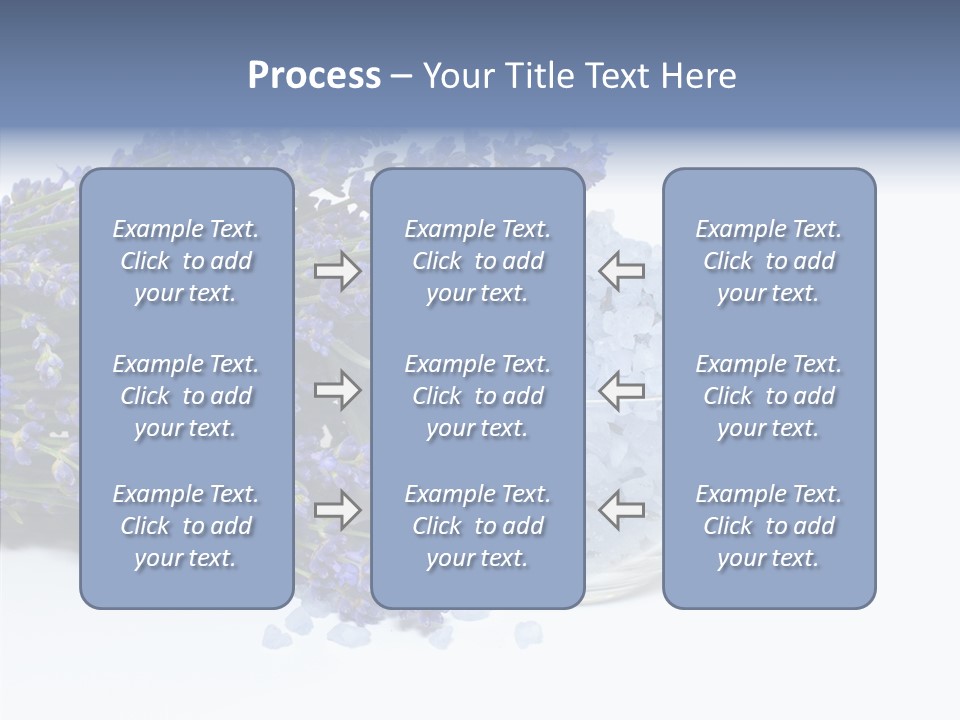 Lavender Organic Treatment PowerPoint Template