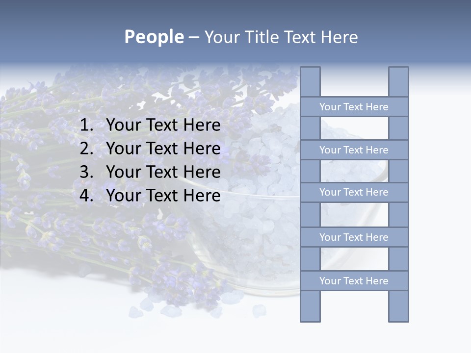 Lavender Organic Treatment PowerPoint Template