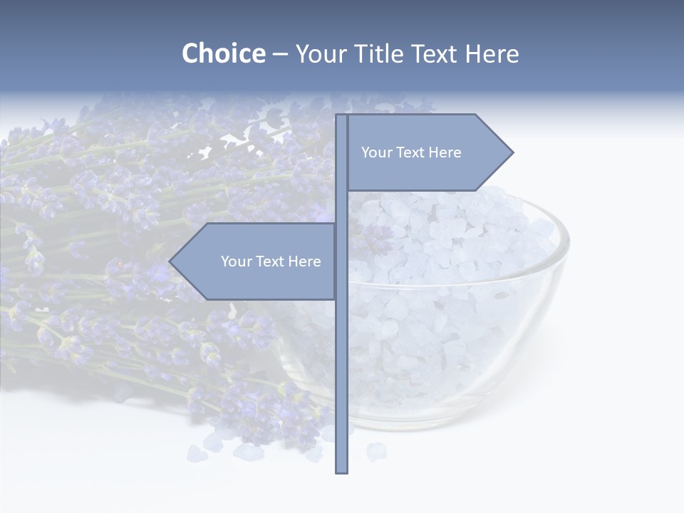 Lavender Organic Treatment PowerPoint Template