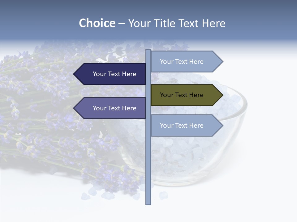 Lavender Organic Treatment PowerPoint Template