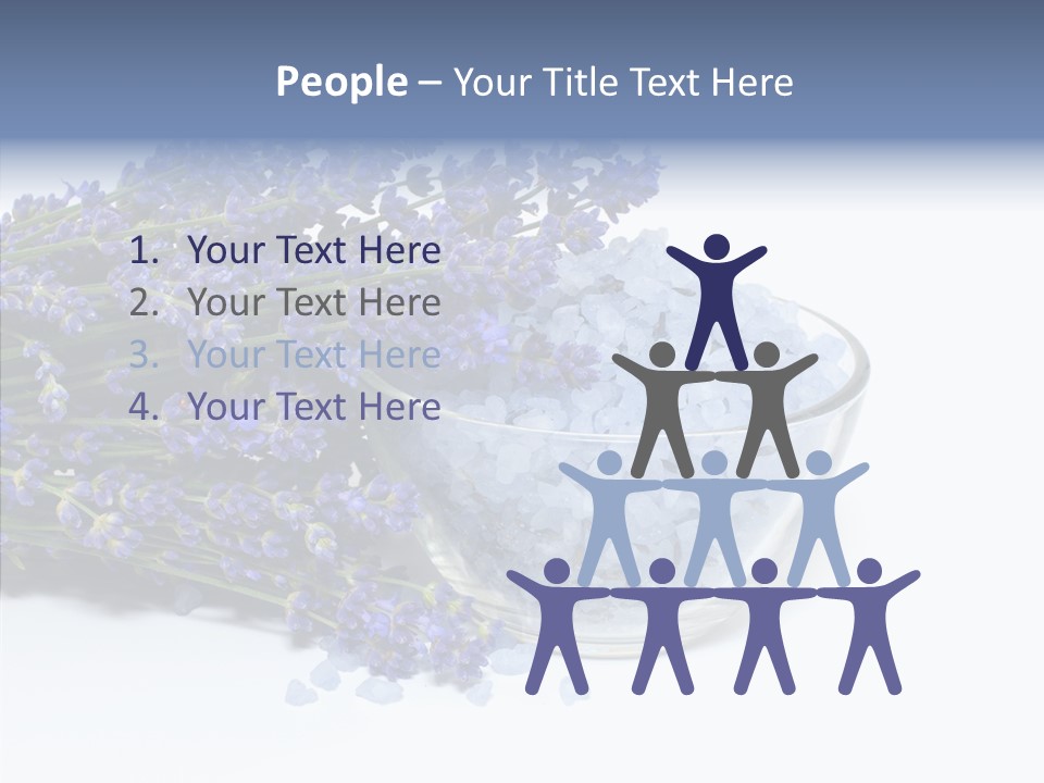 Lavender Organic Treatment PowerPoint Template