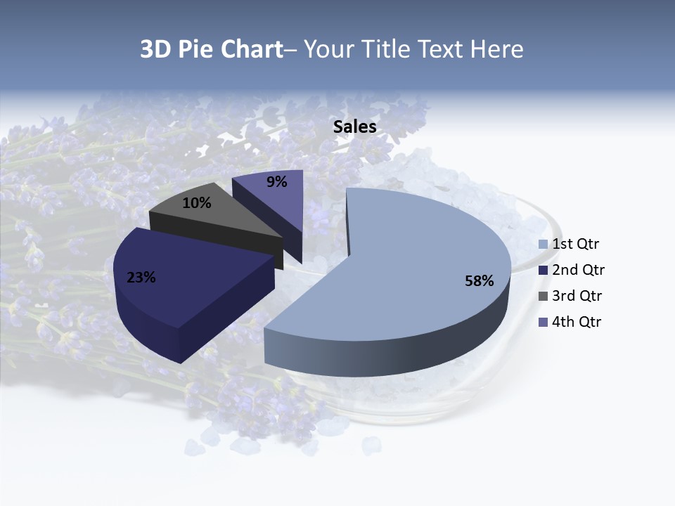 Lavender Organic Treatment PowerPoint Template