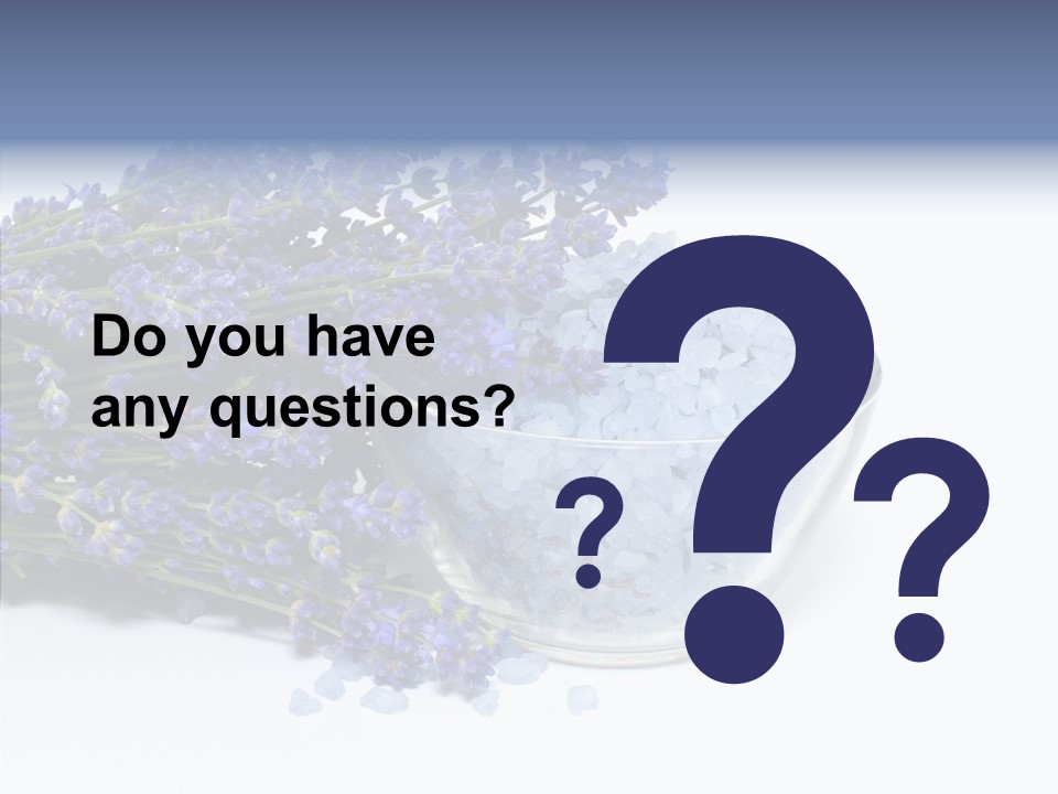 Lavender Organic Treatment PowerPoint Template