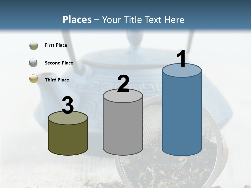 Natural Delicious Teapot PowerPoint Template