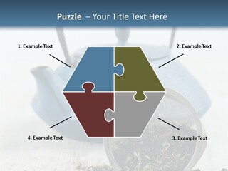 Natural Delicious Teapot PowerPoint Template