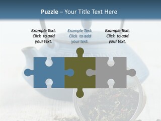 Natural Delicious Teapot PowerPoint Template