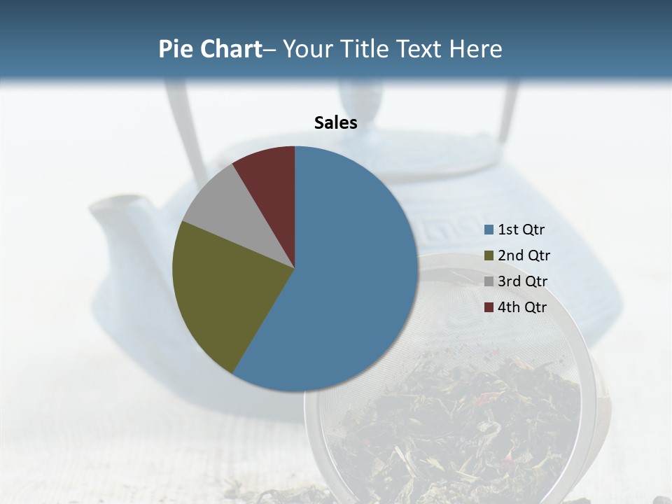 Natural Delicious Teapot PowerPoint Template