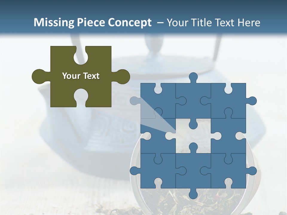 Natural Delicious Teapot PowerPoint Template