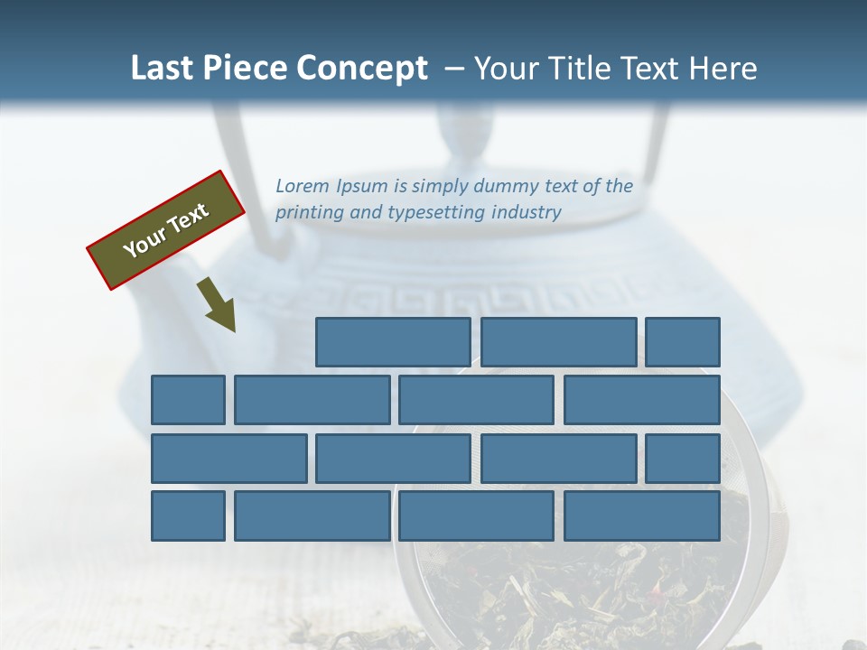 Natural Delicious Teapot PowerPoint Template