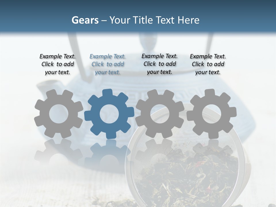 Natural Delicious Teapot PowerPoint Template