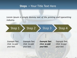Natural Delicious Teapot PowerPoint Template